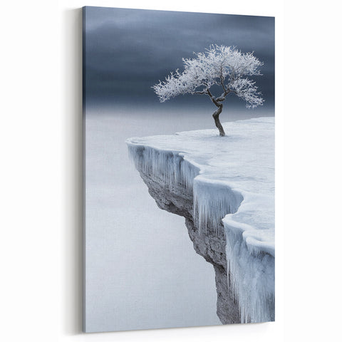 Frozen Serenity – Fine Art Photography of an Icy Cliff