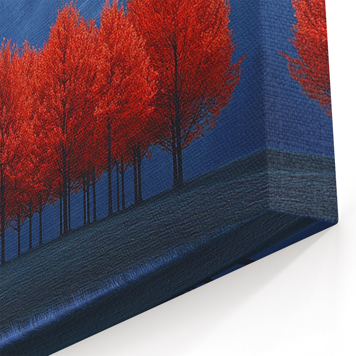 Vibrant Red Trees - Fine Art Photography Canvas Prints