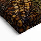 Elegant Abstract Figurative Wall Art – Golden Nature-Inspired Painting