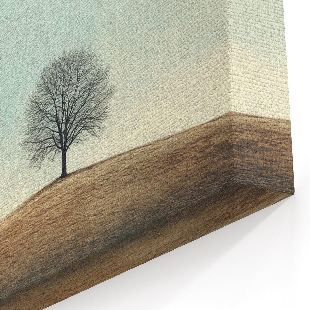Solitary Tree on Hill - Fine Art Photography Canvas Prints