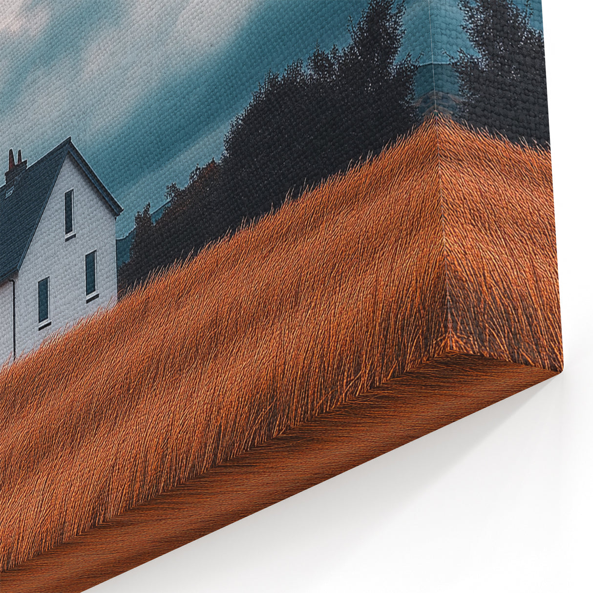 Storm Over the Fields – Dramatic Landscape Art & Nature Wall Decor