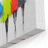 Colorful Abstract Figurative Wall Art – Chic Fashion-Inspired Painting