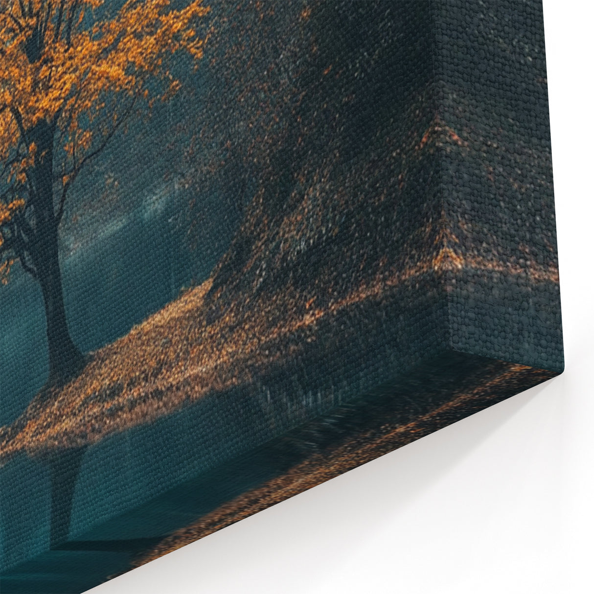 Golden Tree Reflection – Tranquil Landscape Art Prints & Decor