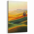 Golden Hills & Solitary Tree – Tranquil Landscape Art Prints