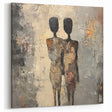 Modern Abstract Figure Paintings – Textured Human Form Wall Art