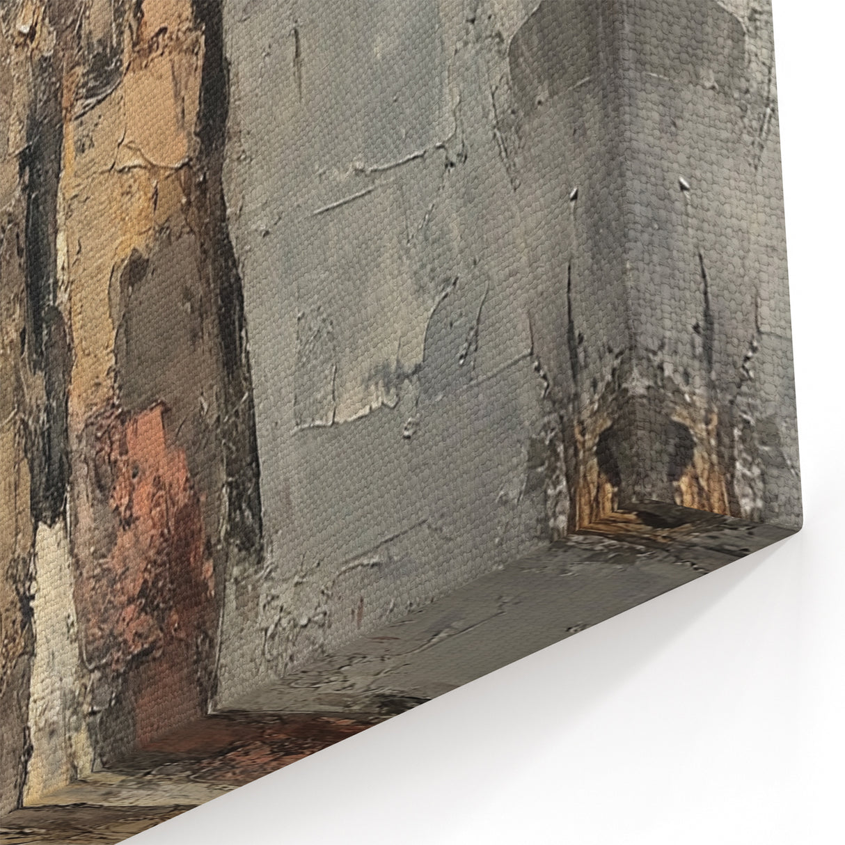 Modern Abstract Figure Paintings – Textured Human Form Wall Art