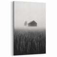 Foggy Barn Landscape - Fine Art Photography Framed Prints