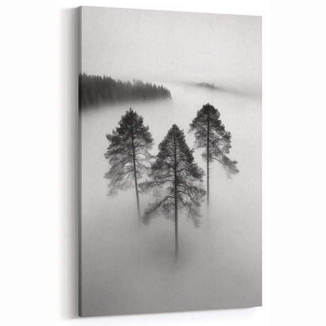 Misty Forest Trio - Fine Art Photography Framed Prints