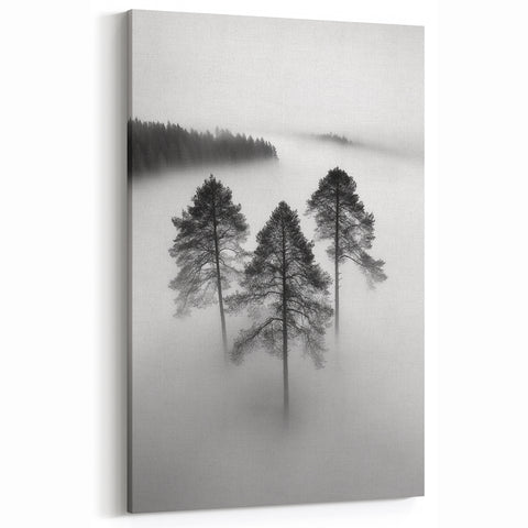 Misty Forest Trio - Fine Art Photography Framed Prints