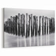Misty Wooden Posts - Fine Art Photography Canvas Prints