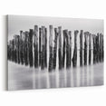 Misty Wooden Posts - Fine Art Photography Canvas Prints