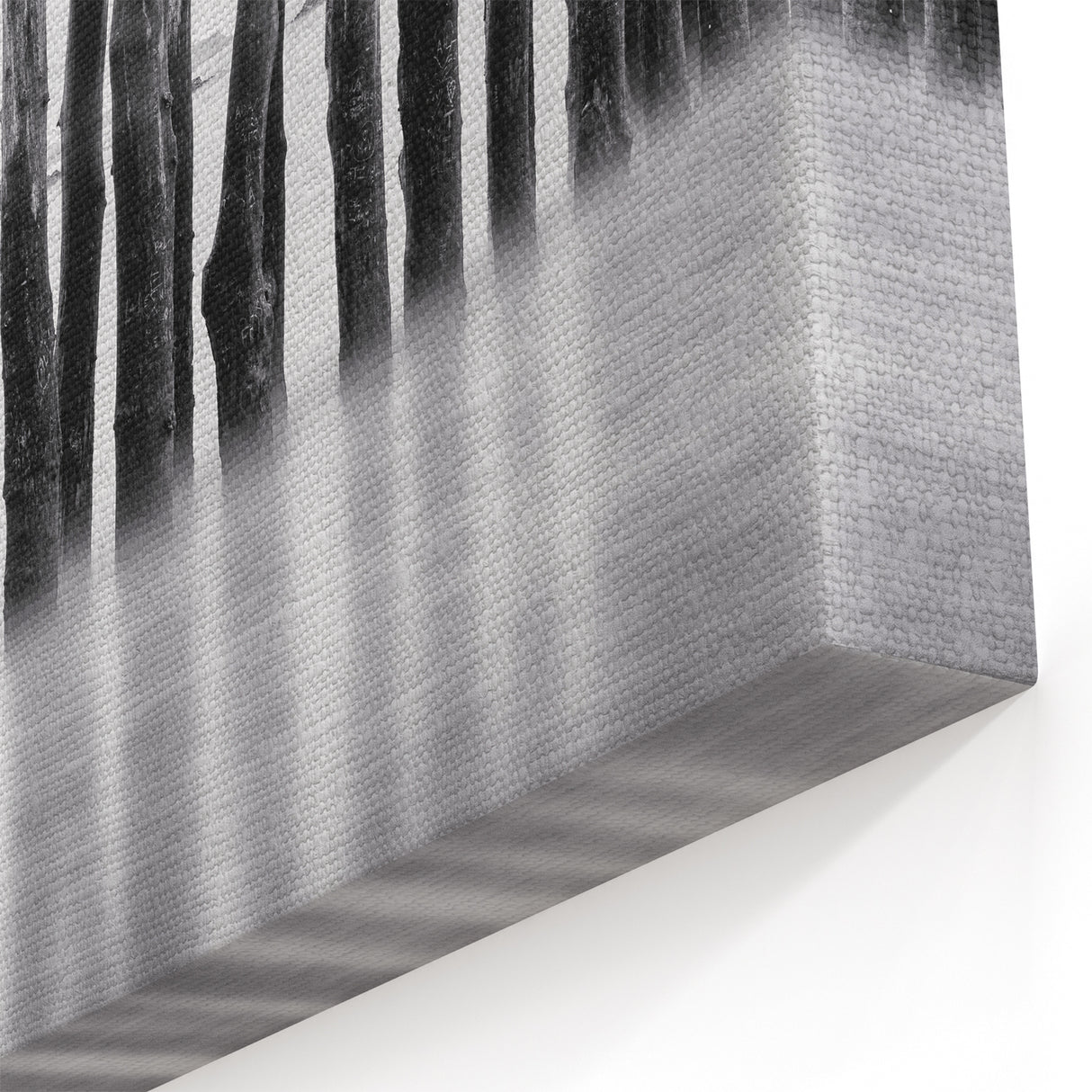 Misty Wooden Posts - Fine Art Photography Canvas Prints