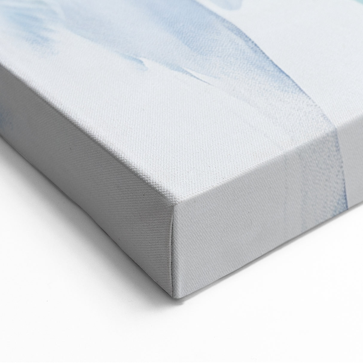 Contemporary Figurative Canvas Art – Ethereal Blue Watercolor Design