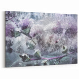 Frozen Botanical Elegance - Fine Art Photography Canvas Prints
