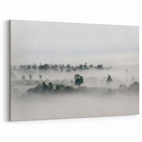 Mystical Foggy Forest - Fine Art Photography Wall Decor