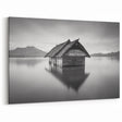 Floating Hut Reflection - Fine Art Photography Canvas Prints