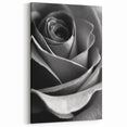 Black and White Rose - Fine Art Photography Canvas Print
