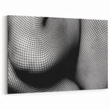 Abstract Body in Fishnets - Black & White Fine Art Photography