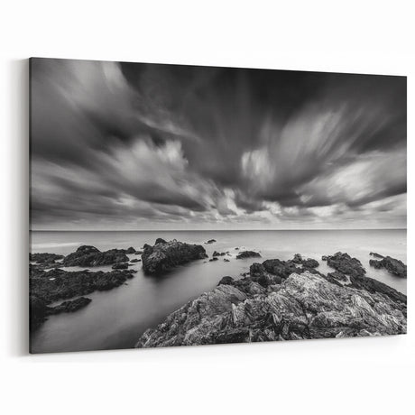 Dramatic Seascape - Black and White Fine Art Photography Print