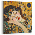 Elegant Abstract Figurative Wall Art – Gold Dreamscape