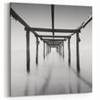 Serene Wooden Pier – Black & White Fine Art Photography Print