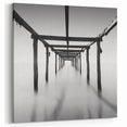 Serene Wooden Pier – Black & White Fine Art Photography Print