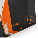 Bold Minimalist Abstract Figurative Wall Art – Striking Silhouette