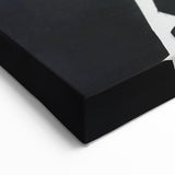 Bold Minimalist Abstract Figurative Wall Art – Striking Silhouette