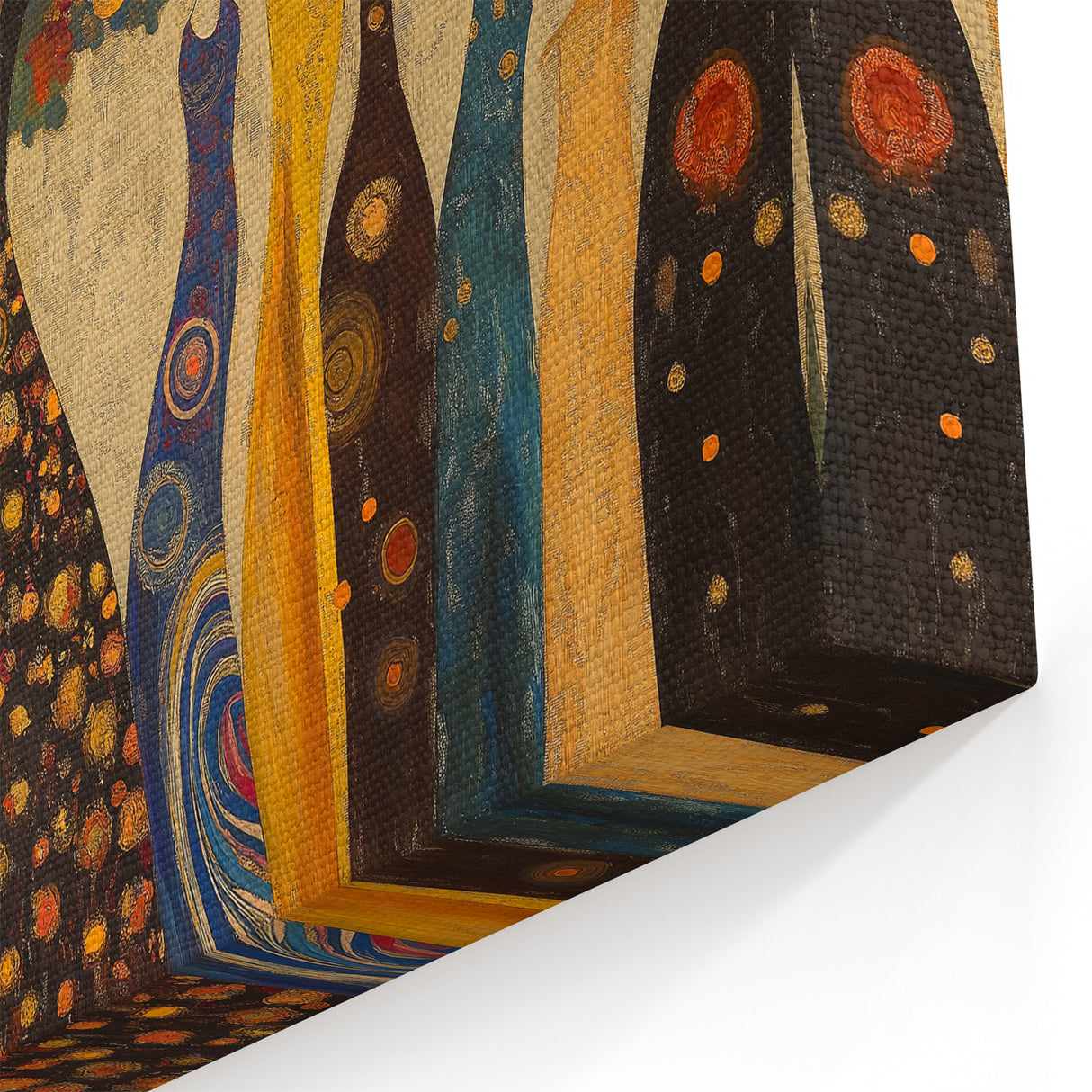 Whimsical Abstract Figurative Wall Art – Enchanted Forest