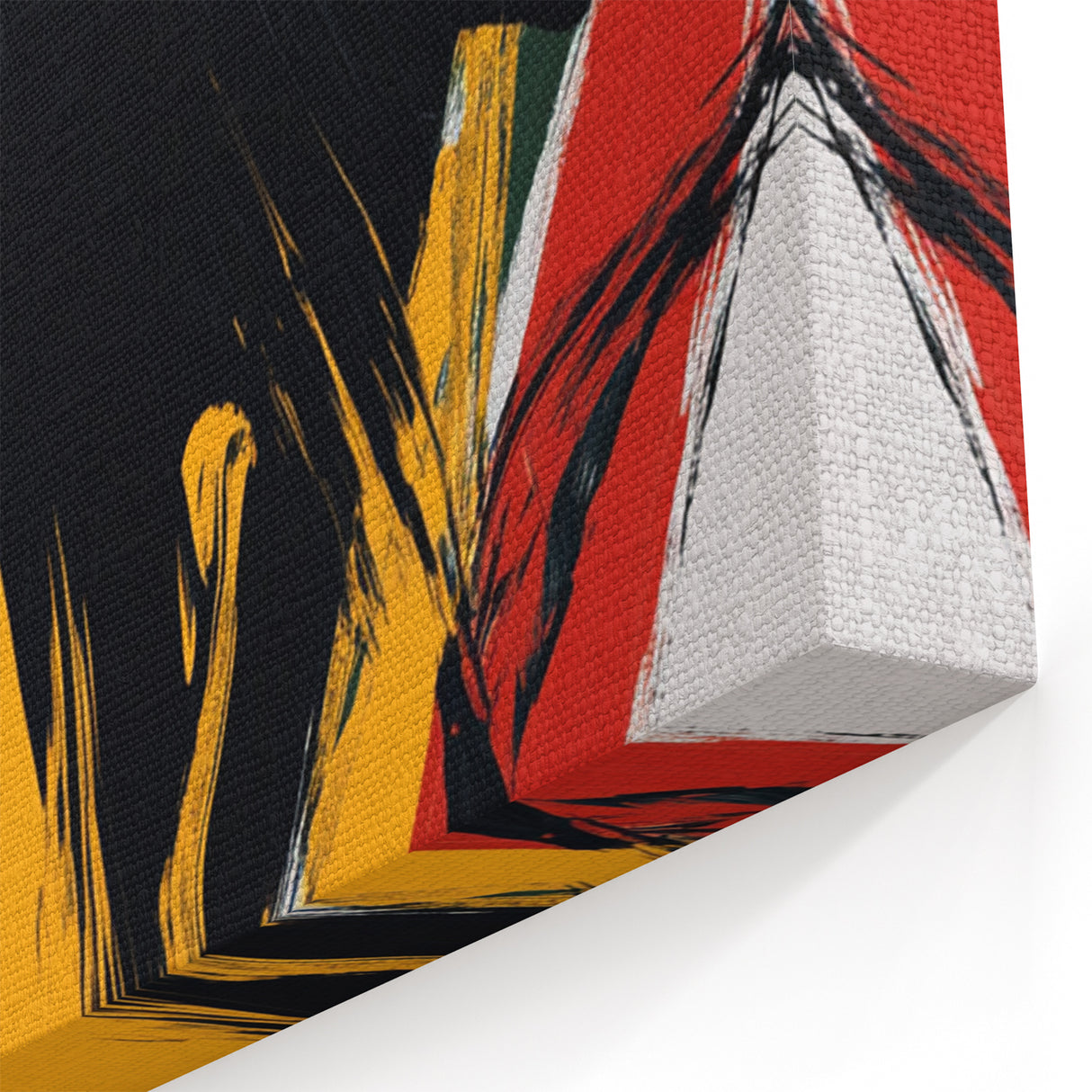 Bold Abstract Figurative Wall Art – Dynamic Human Form