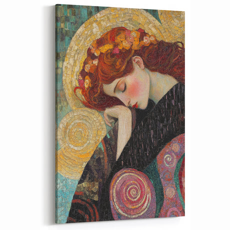 Romantic Abstract Figurative Wall Art – Dreamlike Serenity