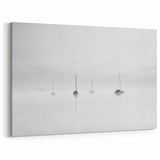 Sailboats in Mist - Fine Art Photography Acrylic Prints