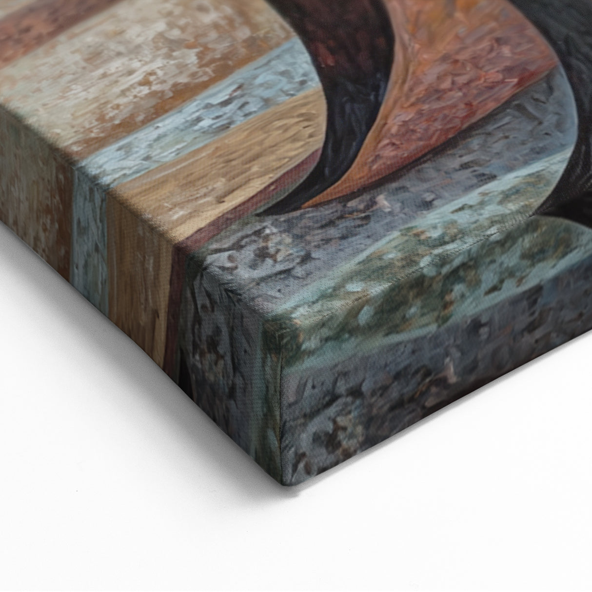 Expressive Abstract Figurative Wall Art – Contemplative Form