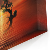 Fiery Sunset Reflection - Fine Art Photography Canvas Prints