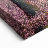 Golden Forest Abstract Wall Art – Soft Floral Nature Canvas Print