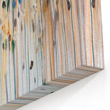 Textured Abstract Floral Wall Art – Modern Drip-Style Canvas