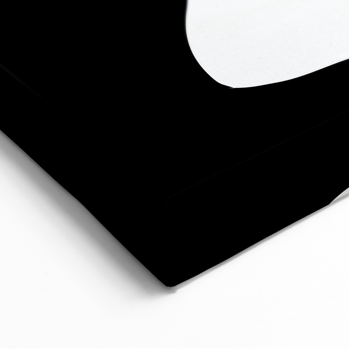Minimalist Black and White Abstract Wall Art - Geometric Print