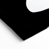 Minimalist Black and White Abstract Wall Art - Geometric Print