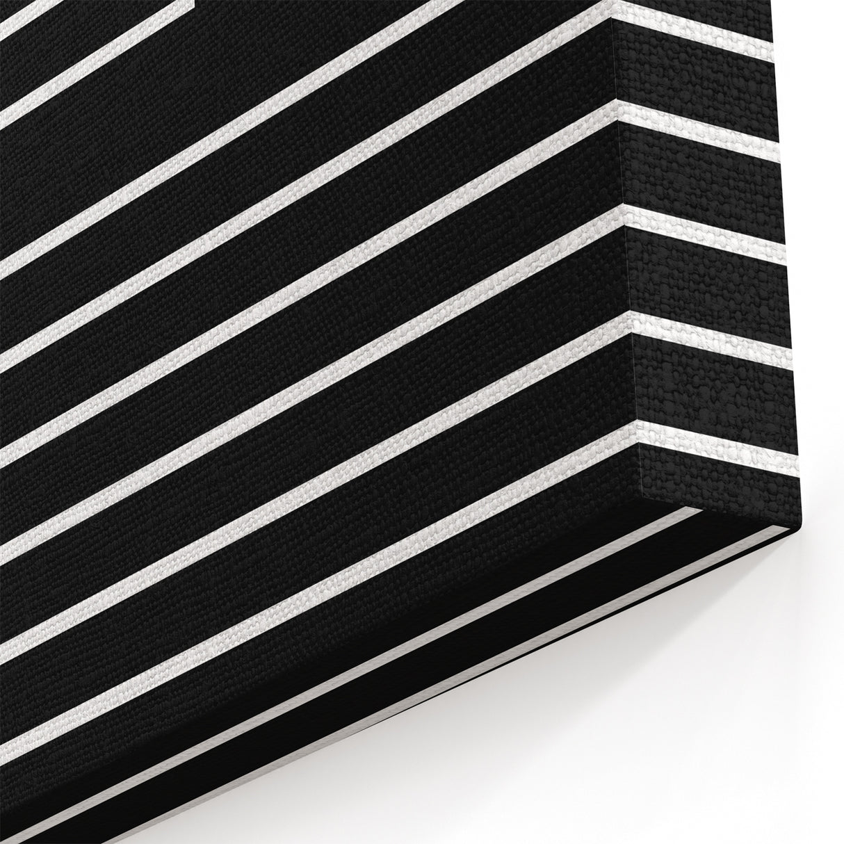 Minimalist Black and White Abstract Wall Art - Linear Geometric Print