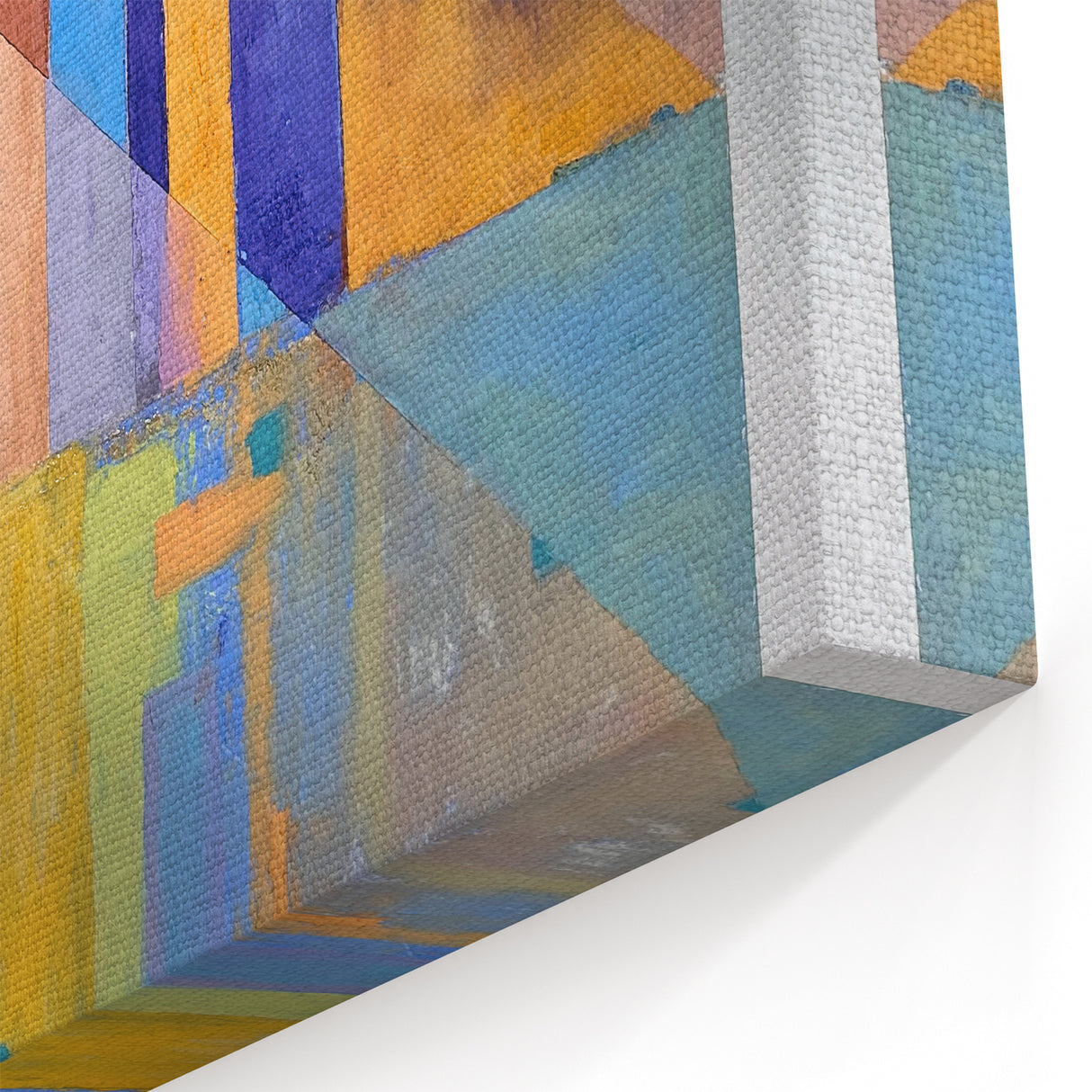 Geometric Abstract Paintings – Bold Multicolor Modern Art