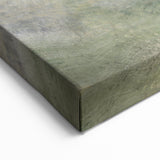Modern Abstract Wall Art – Fluid Green & Gold Marbled Print
