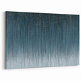 Large Modern Art Piece - Dark Blue & Gold Abstract Print