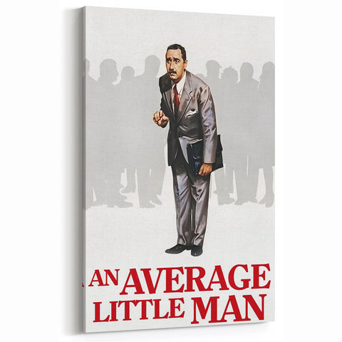 1970s Vintage Movie Poster An Average Little Man Classic Art