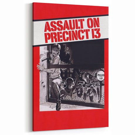 1970s Vintage Movie Poster Assault on Precinct 13 Retro Art