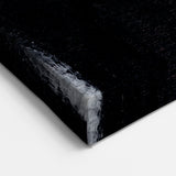 Earthen Harmony Abstract - Black & White Minimalist Wall Art