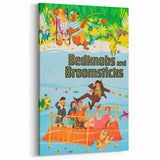 Bedknobs and Broomsticks 1970s Vintage Movie Poster Retro Cinema Art