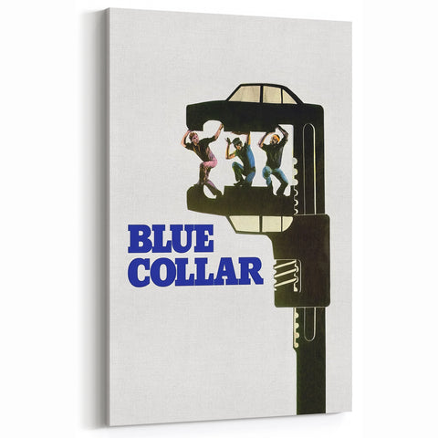Blue Collar 1970s Vintage Movie Poster Classic 70s Film Art