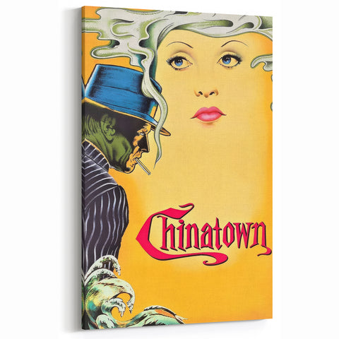 Chinatown 1970s Vintage Movie Poster Classic 70s Film Art