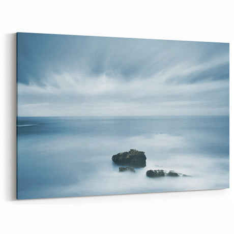 Tranquil Nature Canvas Prints – Misty Ocean Serenity