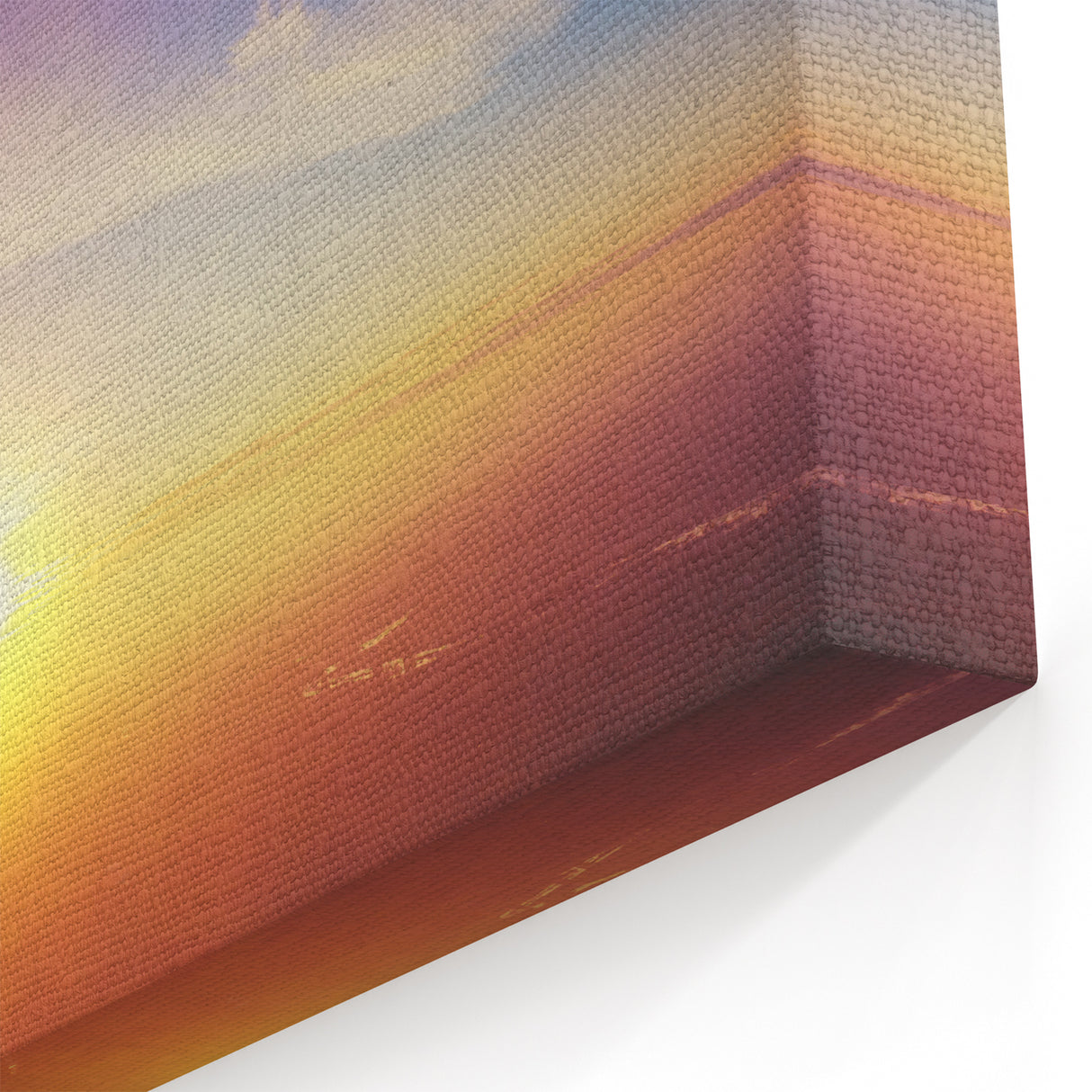 Serene Sunset Wall Art – Golden Horizon & Vibrant Sky